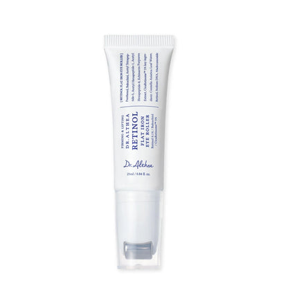 Dr. Althea Retinol Flat Iron Eye Roller — retinol eye serum with a cooling metal roller
