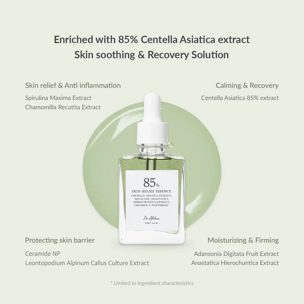 Dr. Althea Skin Relief Essence — calms redness in sensitive skin