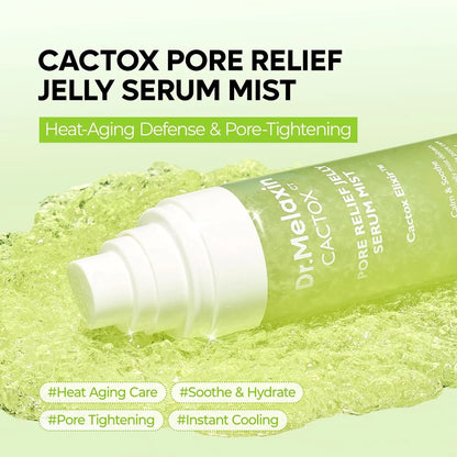 Dr.Melaxin Cactox Pore Relief Jelly Serum Mist — jelly mist texture