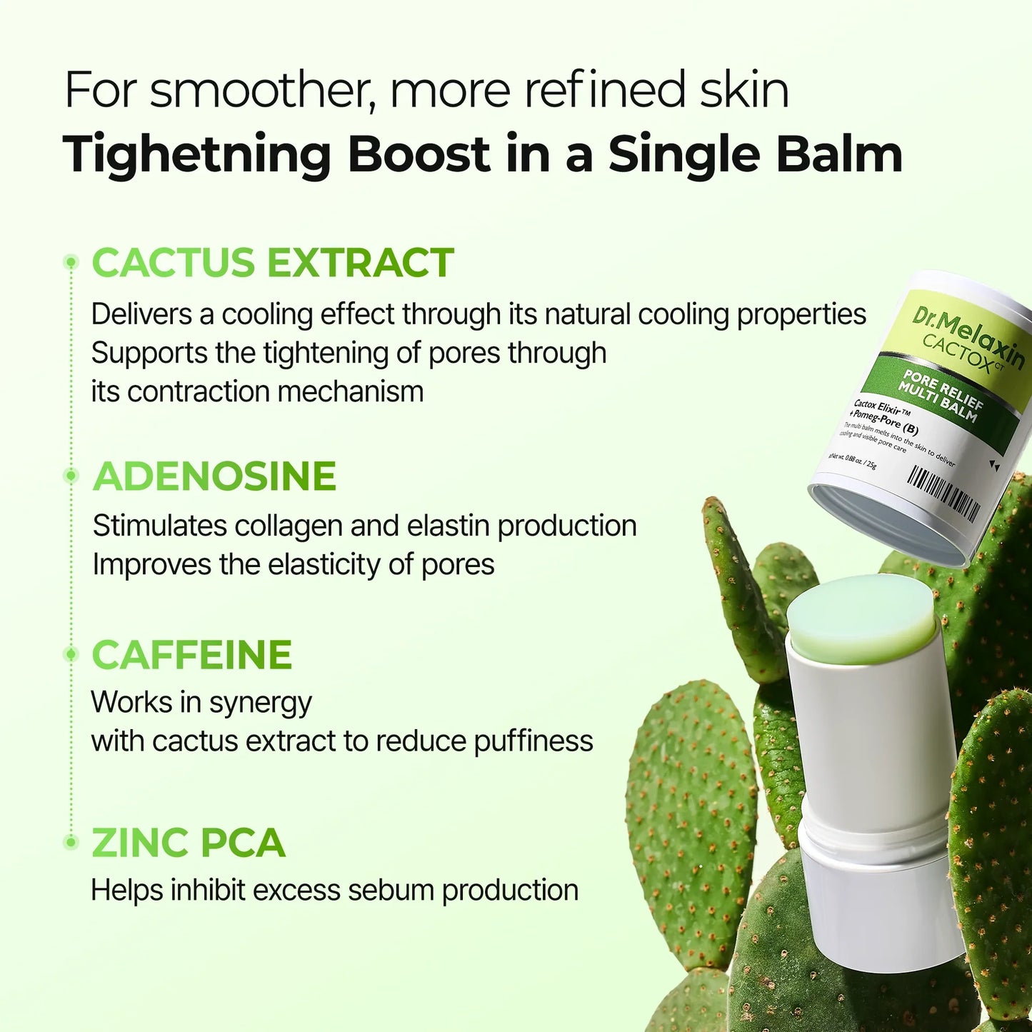 Dr.Melaxin Cactox Pore Relief Multi Balm — pore-refining balm