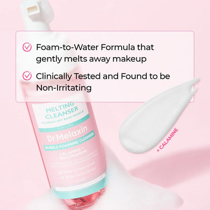 Dr.Melaxin Melting Cleanser Bubble Foam — gentle cleansing formula