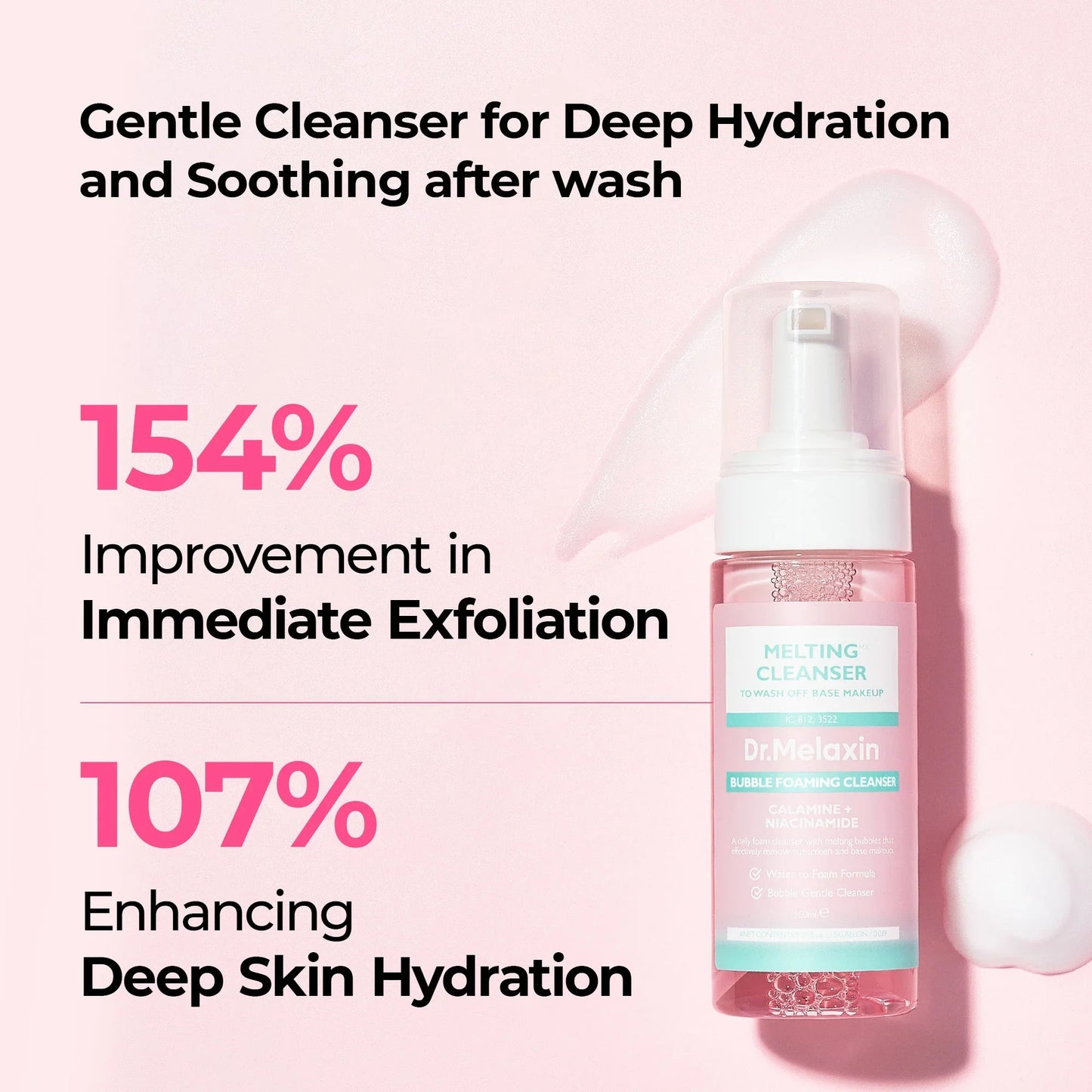 Dr.Melaxin Melting Cleanser Bubble Foam — clean soft skin