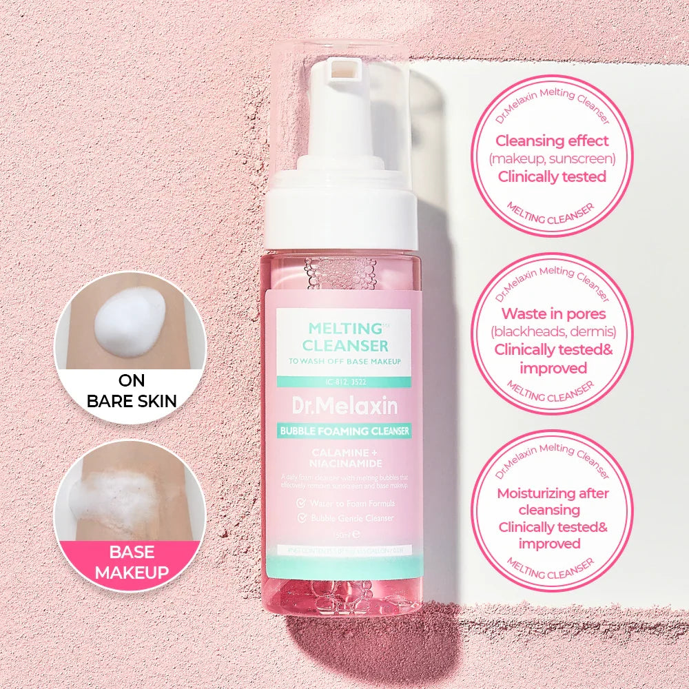 Dr.Melaxin Melting Cleanser Bubble Foam — bubble foam texture