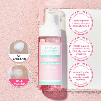 Dr.Melaxin Melting Cleanser Bubble Foam — bubble foam texture