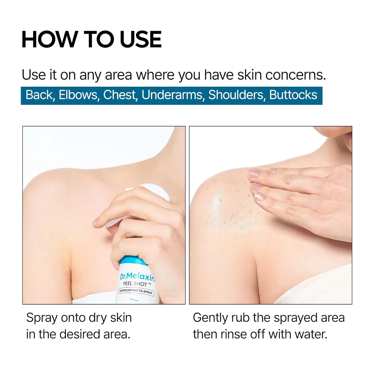 Dr.Melaxin Peel Shot PS Exfoliating TX Spray — 200ml full size