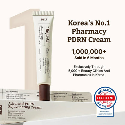 Dr.Reju-All Advanced PDRN Rejuvenating Cream smooths fine lines and wrinkles