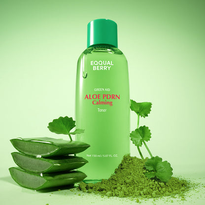 EQQUALBERRY Aloe PDRN Calming Toner — Instantly Cools and Calms Irritated Skin