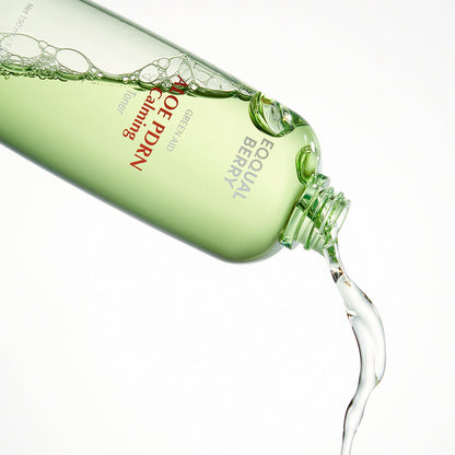 EQQUALBERRY Aloe PDRN Calming Toner — Green Tea Controls Sebum and Refines Pores