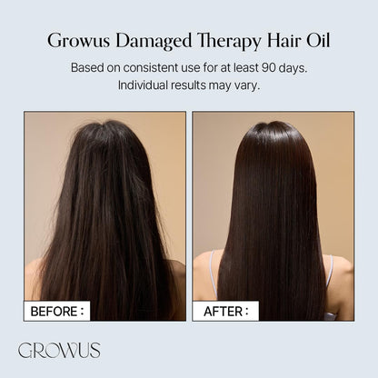 GROWUS Damage Therapy Hair Oil — formulated with nourishing hair oils