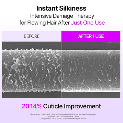 GROWUS Damage Therapy No-Wash Treatment EX — powered by intensive damage-care complex