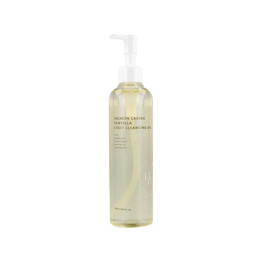 HEVEBLUE Salmon Caring Centella Light Cleansing Oil — lightweight oil cleanser for sensitive skin