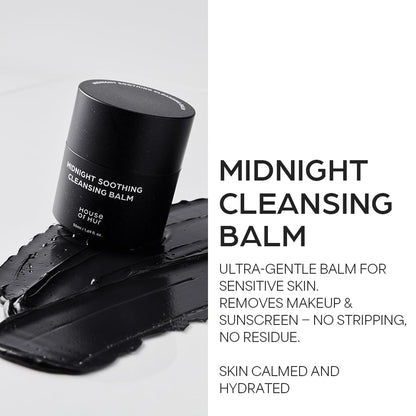 House of HUR Midnight Soothing Cleansing Balm — gentle, non-drying cleanse
