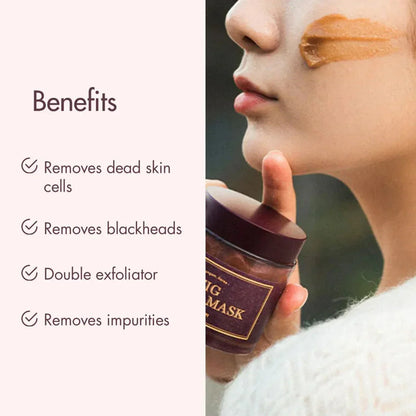 I'm from Fig Scrub Mask fig seeds gently polish skin