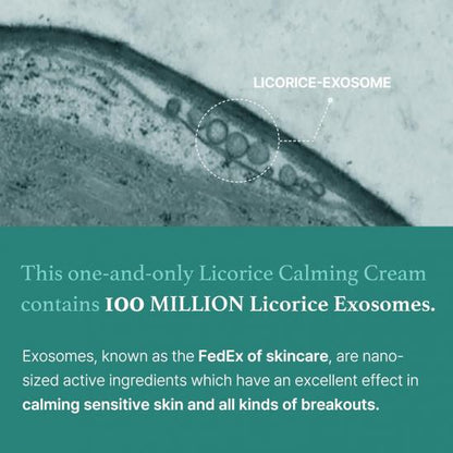 I'm from Licorice Calming Cream lightweight hydrating texture
