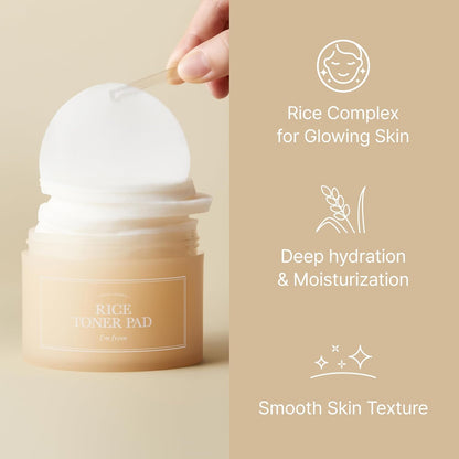 I'm from Rice Toner Pad gently exfoliate for smooth skin