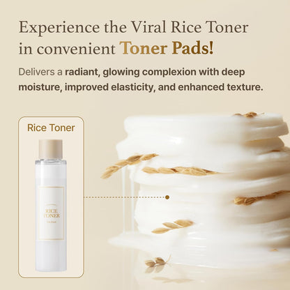 I'm from Rice Toner Pad soaked in nourishing rice essence