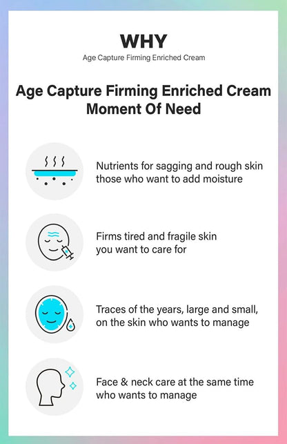 I'm Sorry For My Skin AGE Capture Firming Enriched Cream — rich, nourishing texture