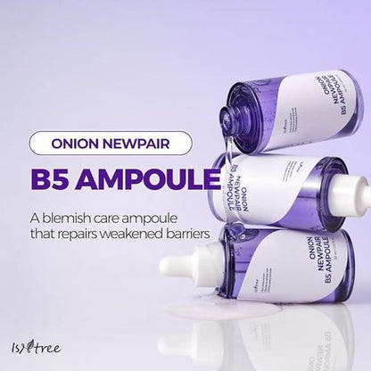 Isntree Onion Newpair B5 Ampoule — onion and B5 soothe and calm stressed skin