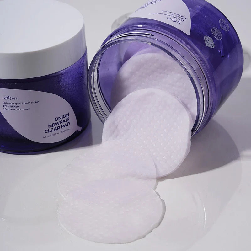 Isntree Onion Newpair Clear Pad — gently exfoliate and clarify for smoother skin