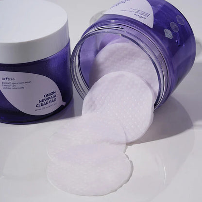 Isntree Onion Newpair Clear Pad — gently exfoliate and clarify for smoother skin