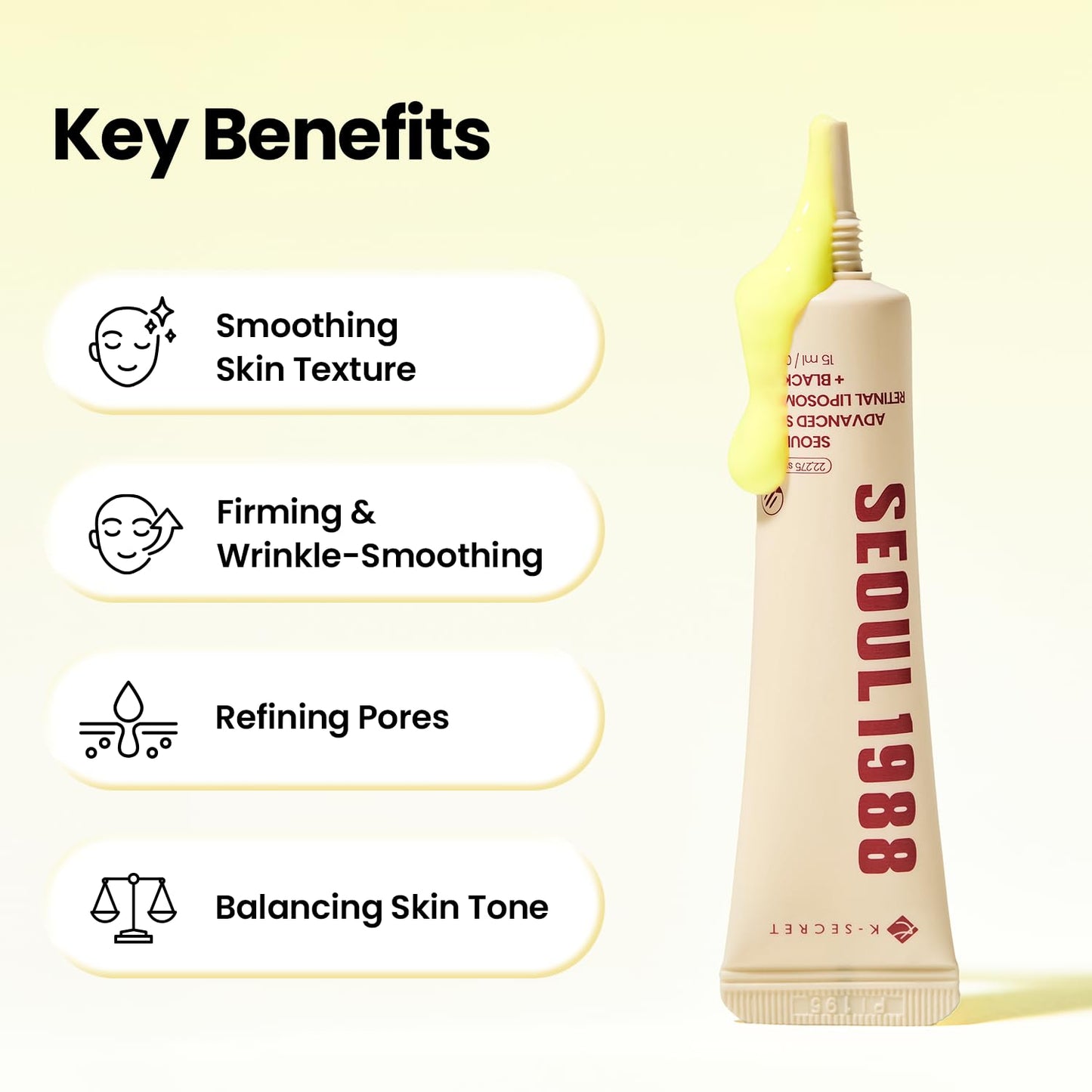 K-SECRET Advanced Shot Retinal Liposome 12% + Black Rice — black rice nourishes and revitalizes skin
