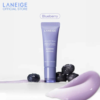 LANEIGE Lip Glowy Balm Blueberry — glossy hydrated lips