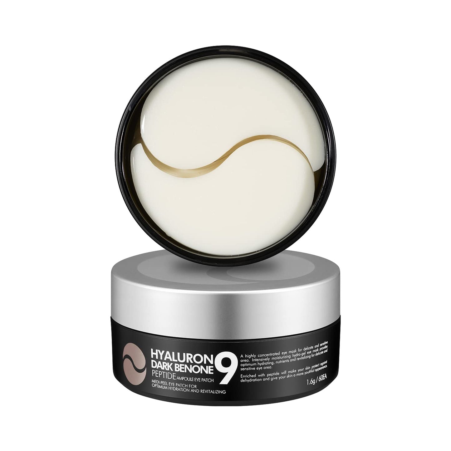 MEDI-PEEL Hyaluron Darkbenone Peptide 9 Ampoule Eye Patch — brightening peptide ampoule eye patches
