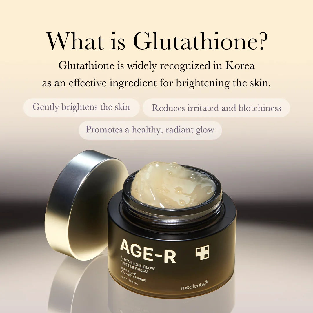 Medicube AGE-R Glutathione Glow Capsule Cream – deep moisture for a luminous finish
