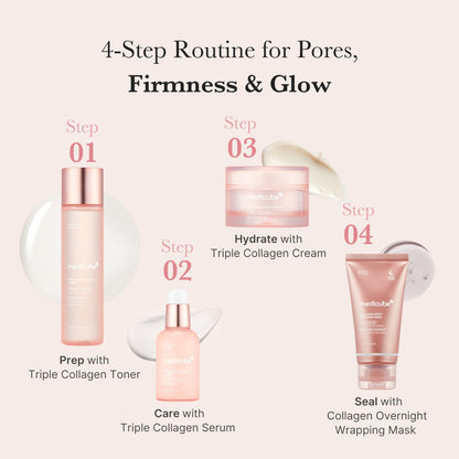 Essence-like collagen toner for deep hydration and a glass-skin glow