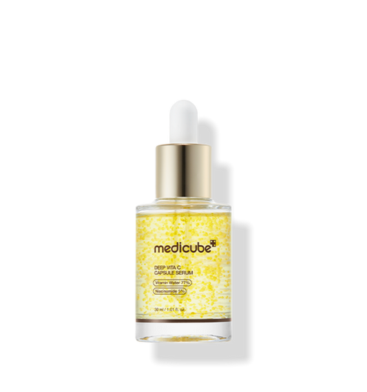 Medicube Deep Vita C Capsule Serum 30ml, a high-strength vitamin C capsule serum for dark spots and brightening