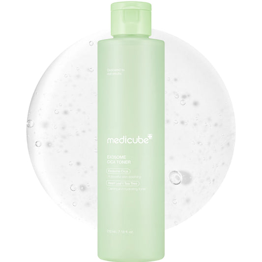 Medicube Exosome Cica Toner, Korean daily soothing toner with nano exosome cica