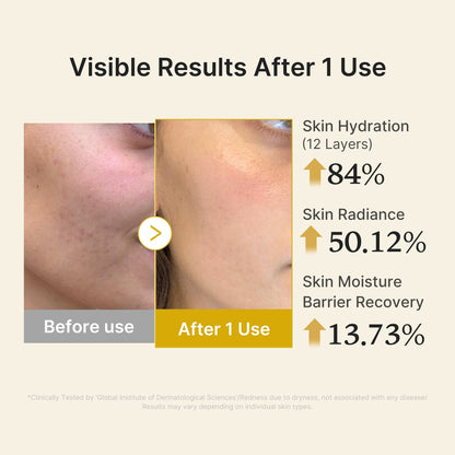 Micro-mist pump that lays a soft, even veil of hydration on the skin
