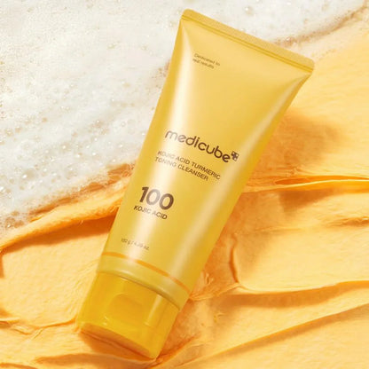 Kojic Turmeric Toning Cleanser removes impurities while toning skin