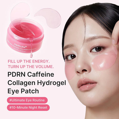 PDRN Caffeine Collagen Eye Patch with caffeine and collagen for brighter eyes