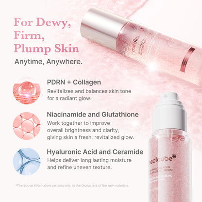 Jelly-to-mist serum with a 1:9 oil-to-jelly ratio that hydrates without stickiness