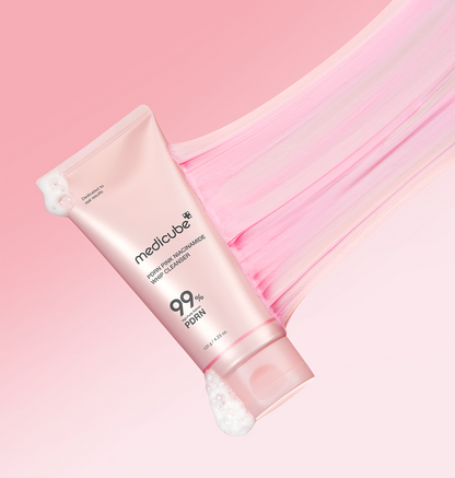 Whipped PDRN cream cleanser that lifts away impurities without tightness