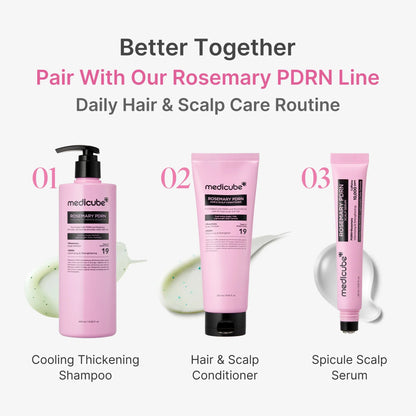 Medicube Rosemary PDRN Cooling Thickening Shampoo – thickening care for fuller hair