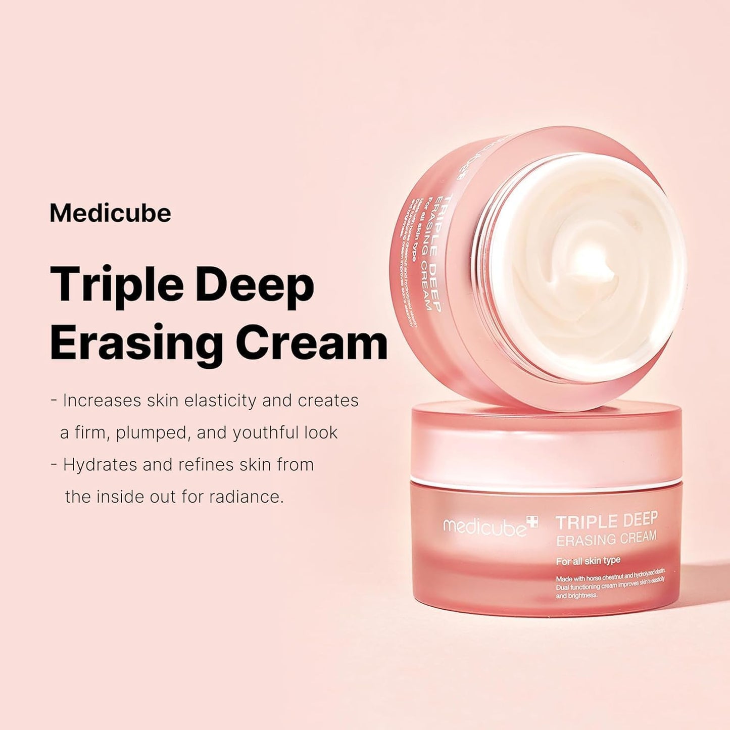 Triple Collagen Cream 4.0 improves the look of fine lines and elasticity
