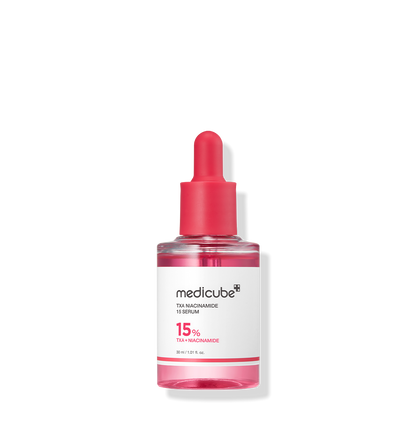Medicube TXA Niacinamide 15% Serum 30ml, a brightening serum that targets dark spots and uneven tone