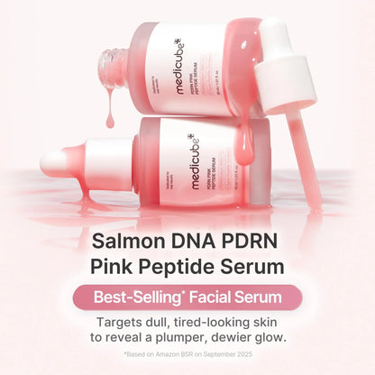Ultra Light PDRN Pink Peptide Serum daily ampoule for radiant skin