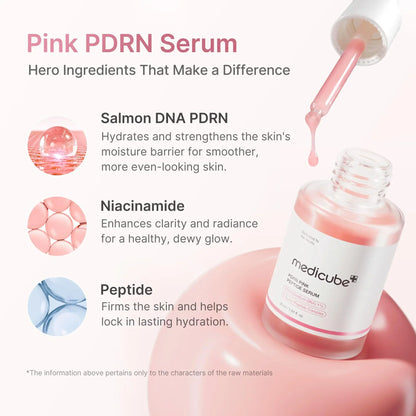 Ultra Light PDRN Pink Peptide Serum 30ml for all skin types