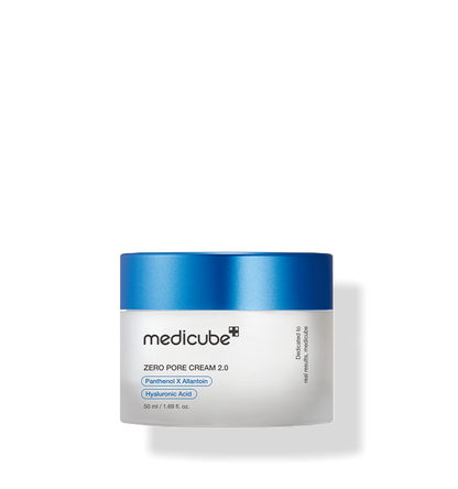 Medicube Zero Pore Cream 2.0, a pore-tightening daily moisturizer for oil and moisture balance