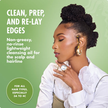 Mielle Rosemary Mint Scalp & Hair Strengthening Cleansing Oil — oil texture