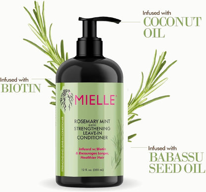 Mielle Rosemary Mint Strengthening Conditioner — product texture