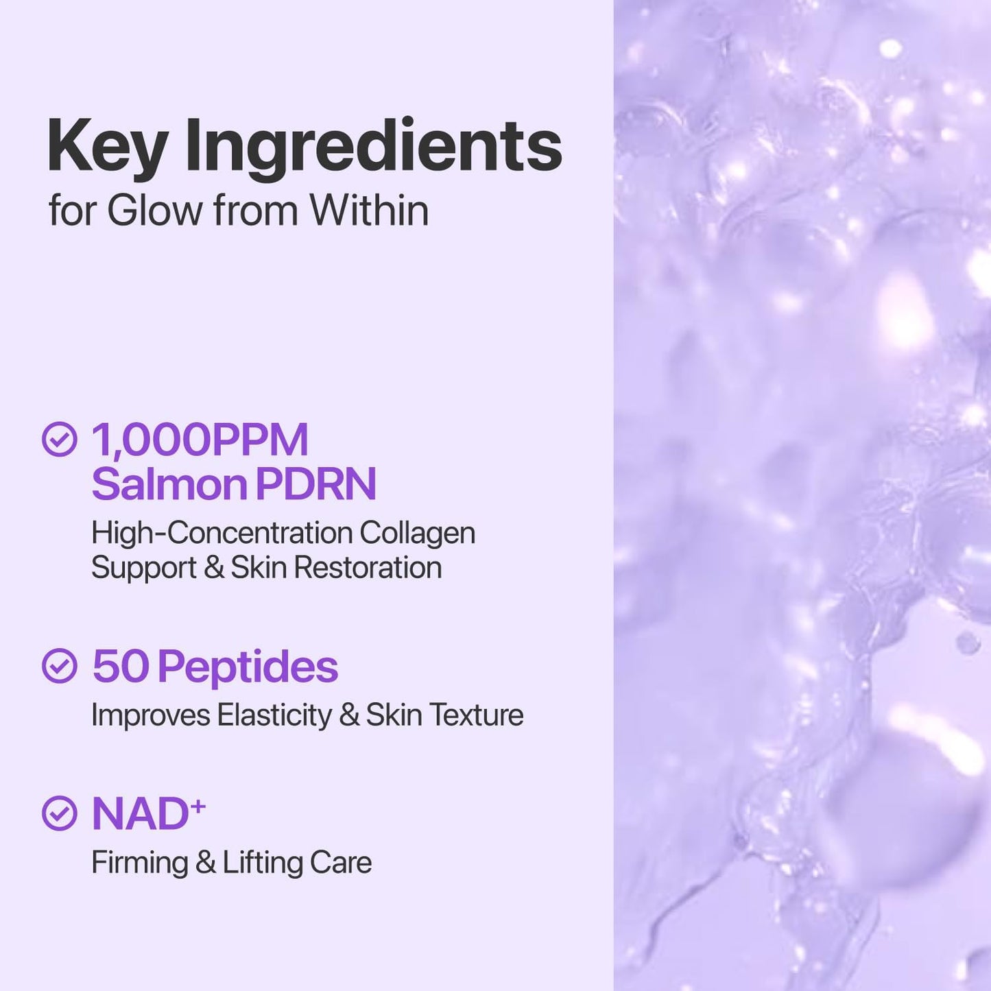 Numbuzin No.9 NAD PDRN Glow Boosting Toner — supports firmer, bouncier-looking skin
