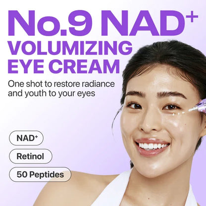 Numbuzin No.9 NAD Retinol Volumetox Eye Cream — delivers rich hydration to delicate eye skin