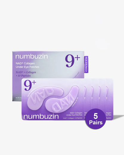 Numbuzin No.9 NMN+ Collagen Under Eye Patches — NMN and collagen under-eye patches