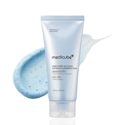 Medicube Zero Pore SA Clear Capsule Cleansing Foam - 120g - product image