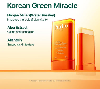 Purito Seoul Daily Soft Touch Sunstick — twist-up stick for easy sun protection anywhere