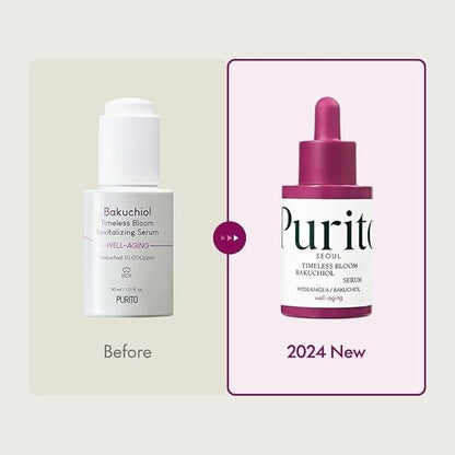 Purito Seoul Timeless Bloom Bakuchiol Serum — helps firm and improve skin elasticity